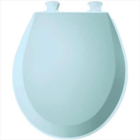 Church Seat Church Seat 500EC 464 14.375 in.W Lift-Off Round Closed Front Toilet Seat in Dresden Blue 500EC 464